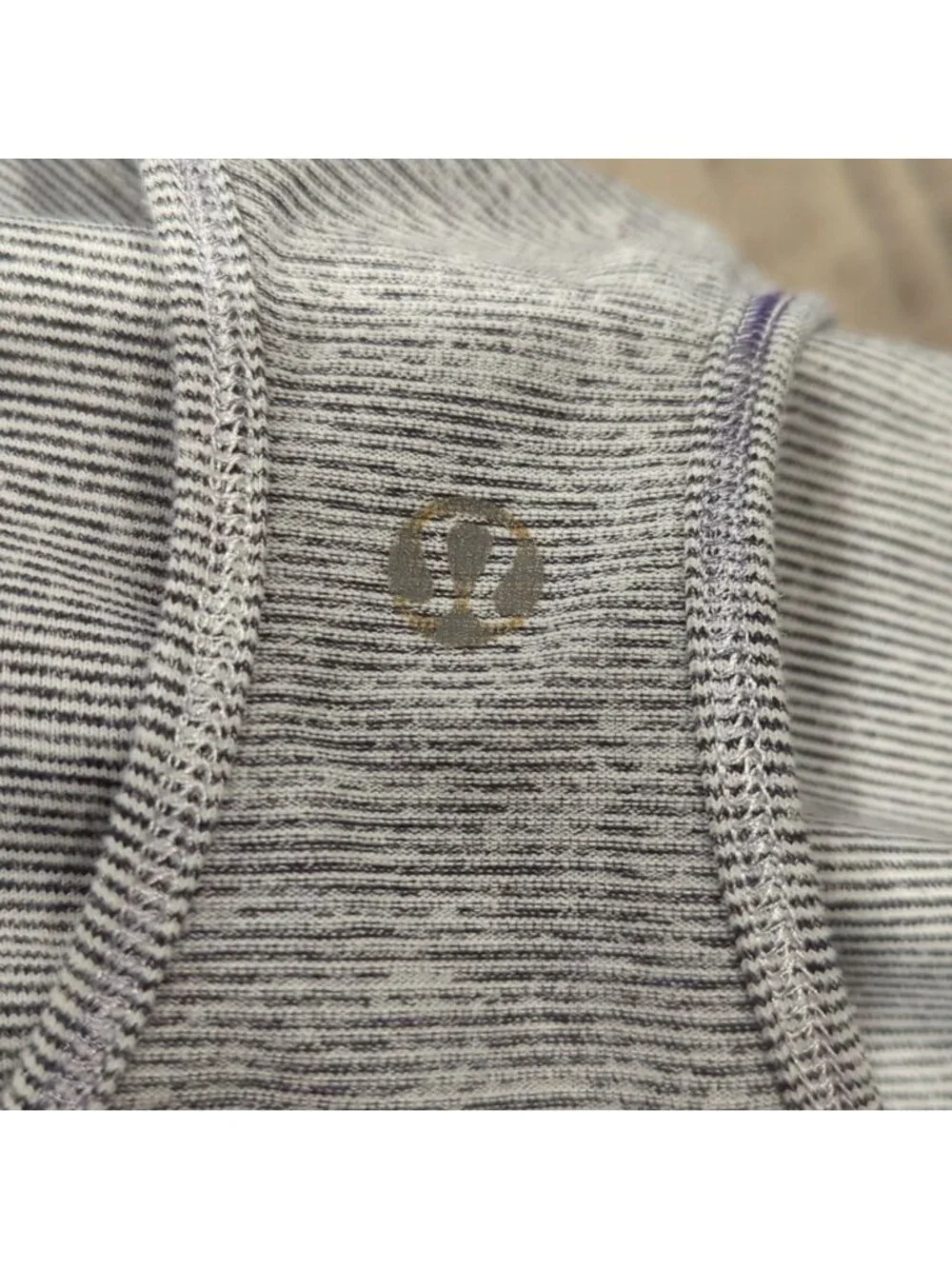 Lululemon Cool Racerback Heathered Coal Wee Stripe